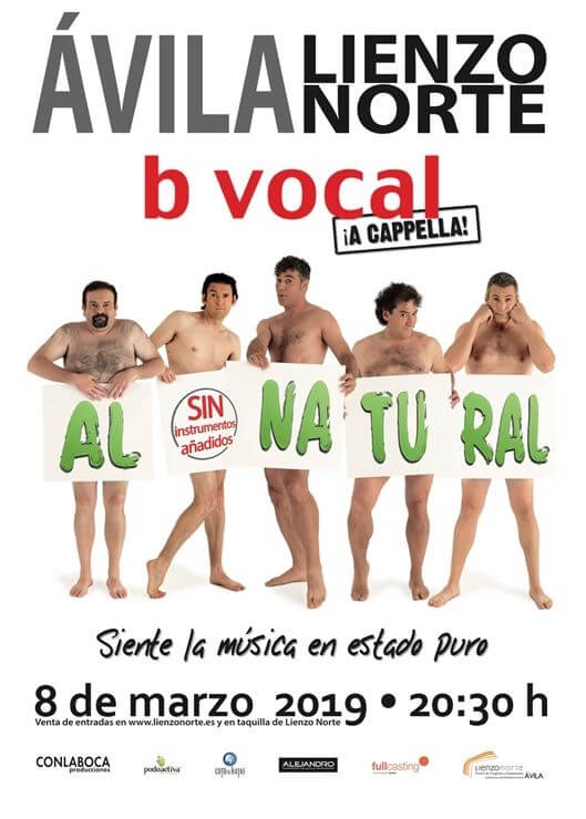 Al natural, sin instrumentos añadidos