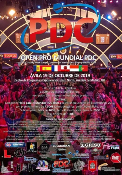 Open ProMundial PDC Ávila 2019 / PDC South/West Europe Qualifier for World Darts Championship 2020